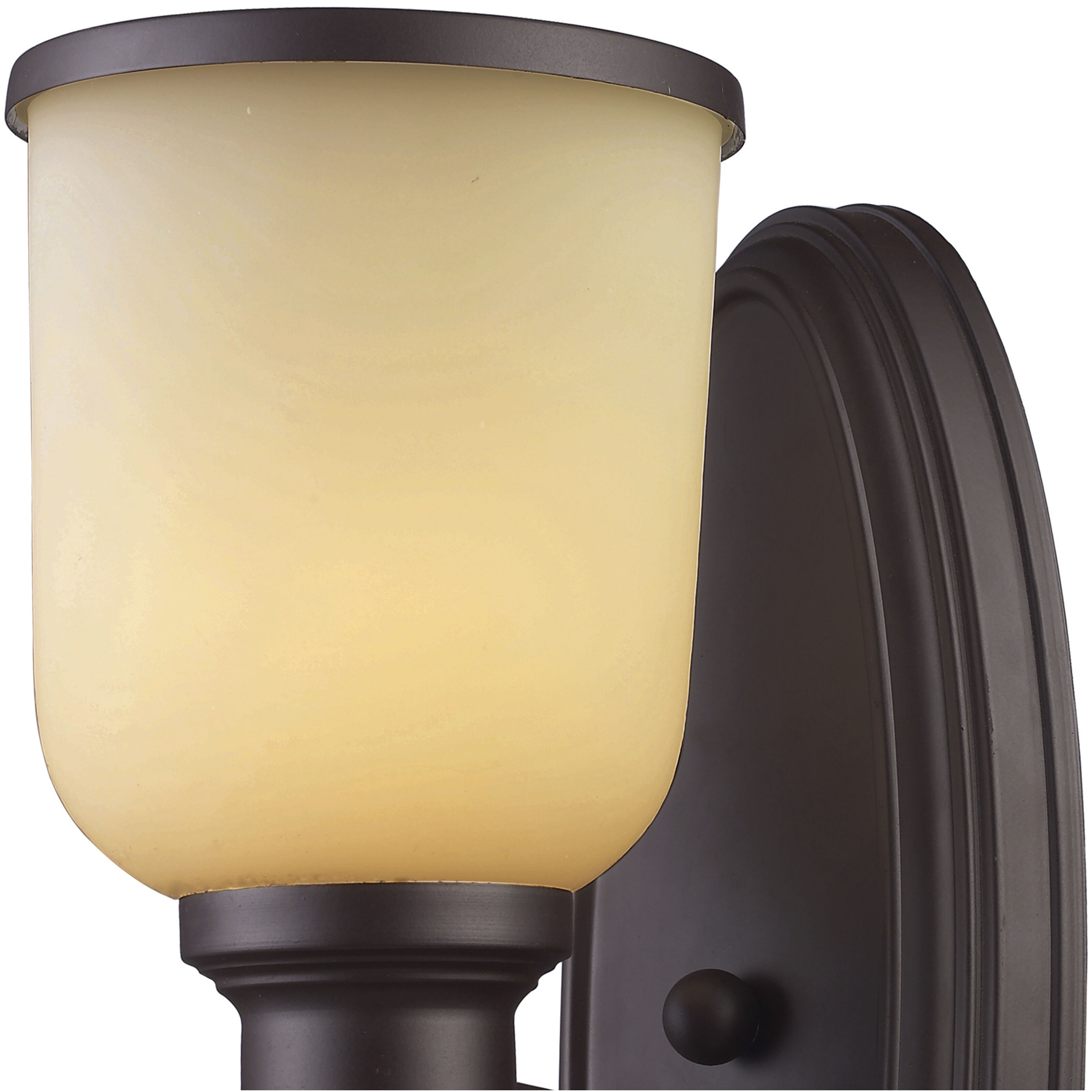 Brooksdale Sconce Wall Light in Oil Rubbed Bronze