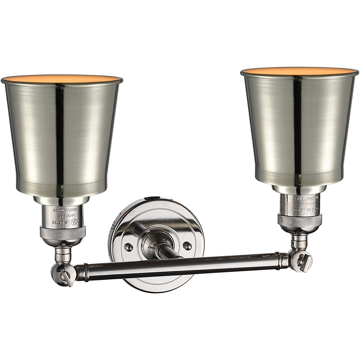 Franklin Restoration Addison LED 16 inch Polished Nickel Bath Vanity Light Wall Light, Franklin Restoration