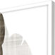 Earthy Palm Brown and White Framed Art