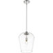 Joliet 1 Light 12 inch Chrome Pendant Ceiling Light
