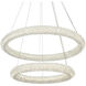 Bowen 2 Light 28 inch Chrome Chandelier Ceiling Light