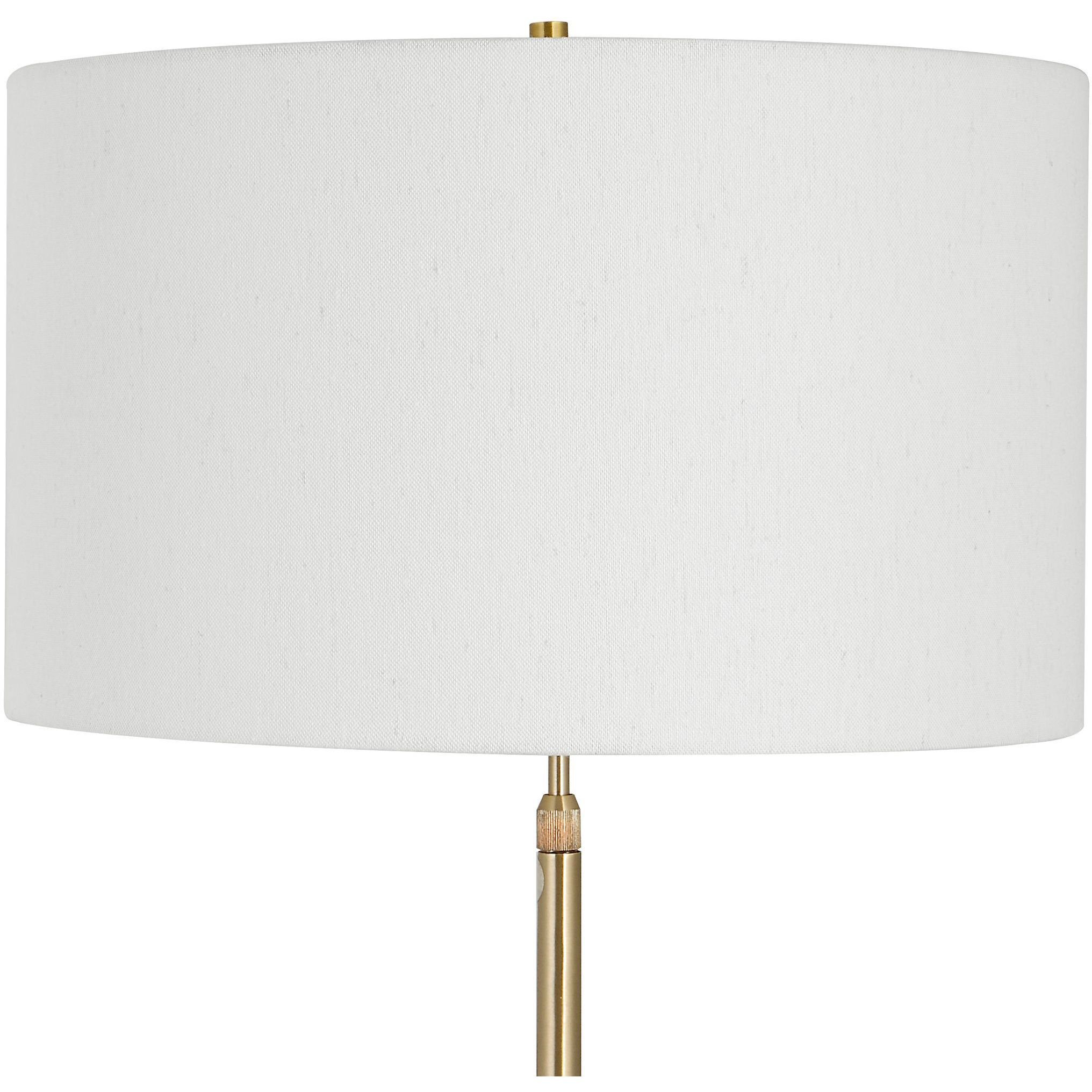 Prominence 70 inch 150.00 watt Brushed Antique Brass Floor Lamp Portable Light