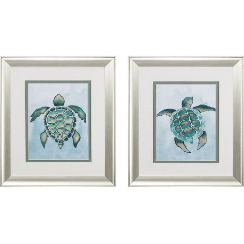 Waterside Collection Green Framed Art