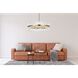 Serephina 16 Light 36 inch Satin Gold Chandelier Ceiling Light