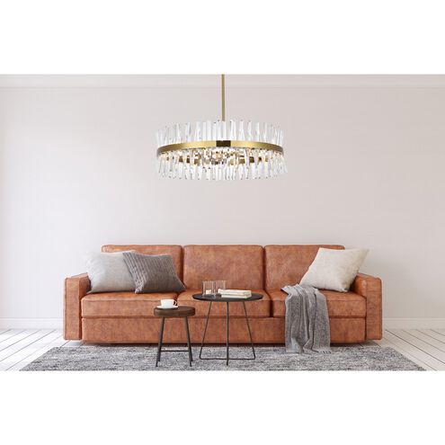 Serephina 16 Light 36 inch Satin Gold Chandelier Ceiling Light