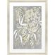 Florals Collection Gray Framed Art