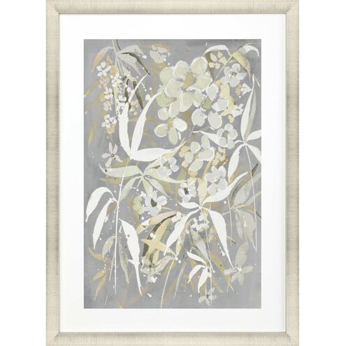 Florals Collection Gray Framed Art