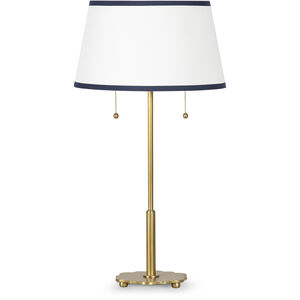 Southern Living Daisy 26.25 inch 100.00 watt Natural Brass Table Lamp Portable Light