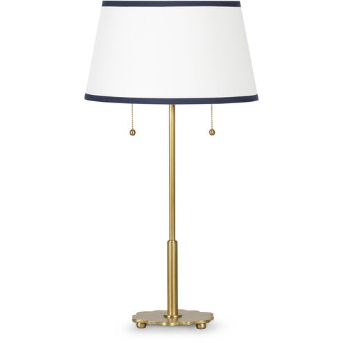Daisy 26.25 inch 100.00 watt Natural Brass Table Lamp Portable Light