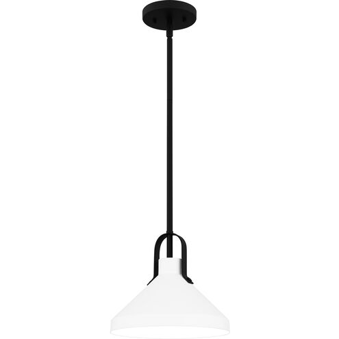 Brink 1 Light 10 inch Matte Black Mini Pendant Ceiling Light