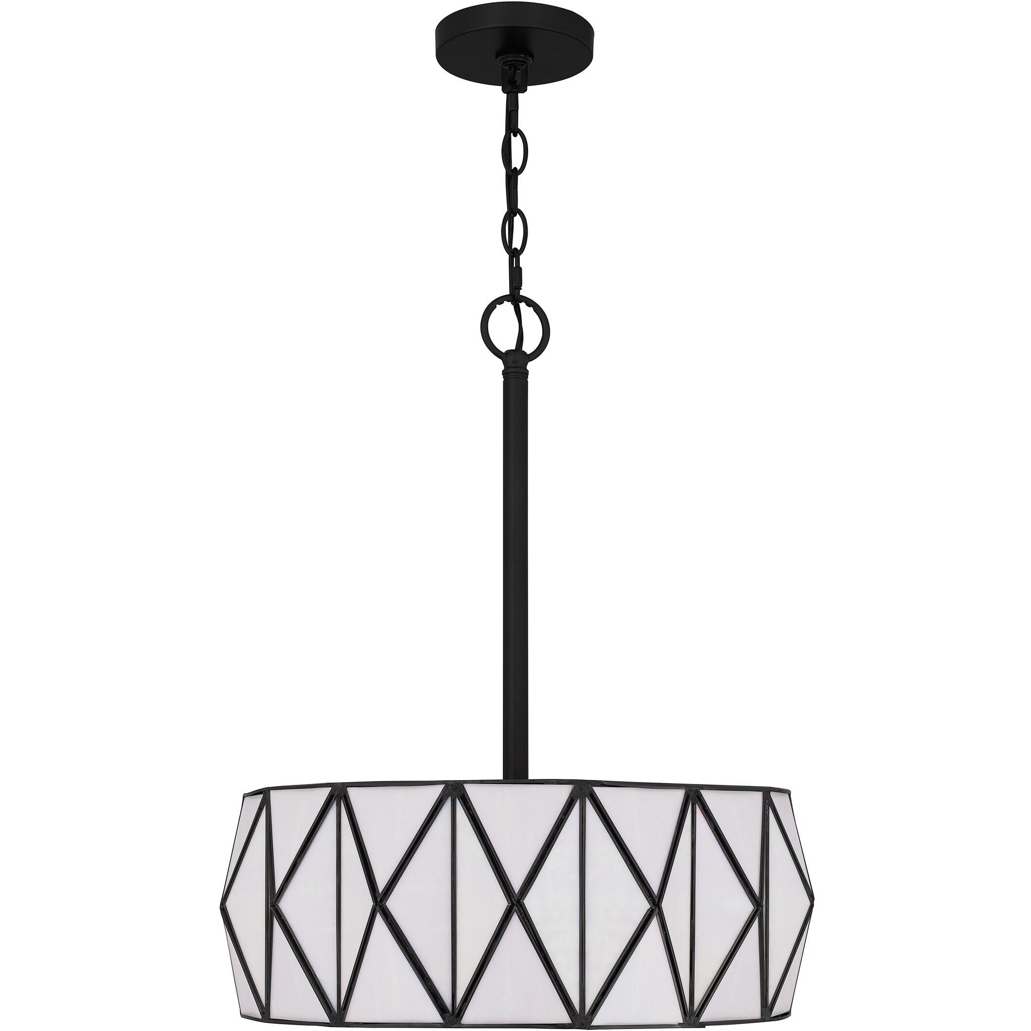 Jakarta 3 Light 16.75 inch Matte Black Pendant Ceiling Light