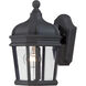 Harrison 1 Light 12 inch Coal Outdoor Wall Mount in Black, Great Outdoors