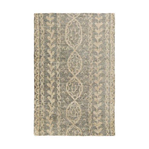 Bjorn 96 X 60 inch Medium Gray/Dark Brown/Ivory Rugs, Jute