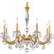 San Marco 8 Light 32.3 inch Heirloom Gold Chandelier Ceiling Light, Schonbek Signature