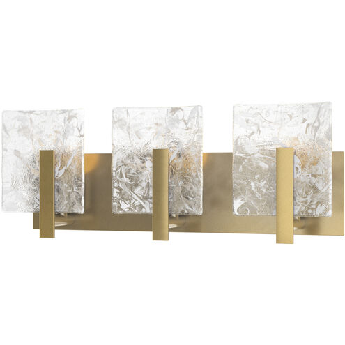 Arc 3 Light 21.5 inch Modern Brass Bath Sconce Wall Light