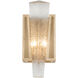 Crownstone Wall Sconce Wall Light in Gold, Metal Mesh