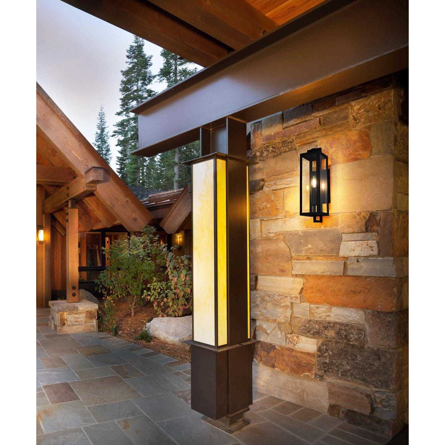 Jairo 1 Light 16.5 inch Black Outdoor Wall Sconce
