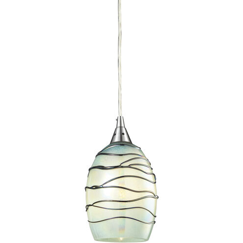 Vines 1 Light 5 inch Satin Nickel Multi Pendant Ceiling Light in Incandescent, Configurable