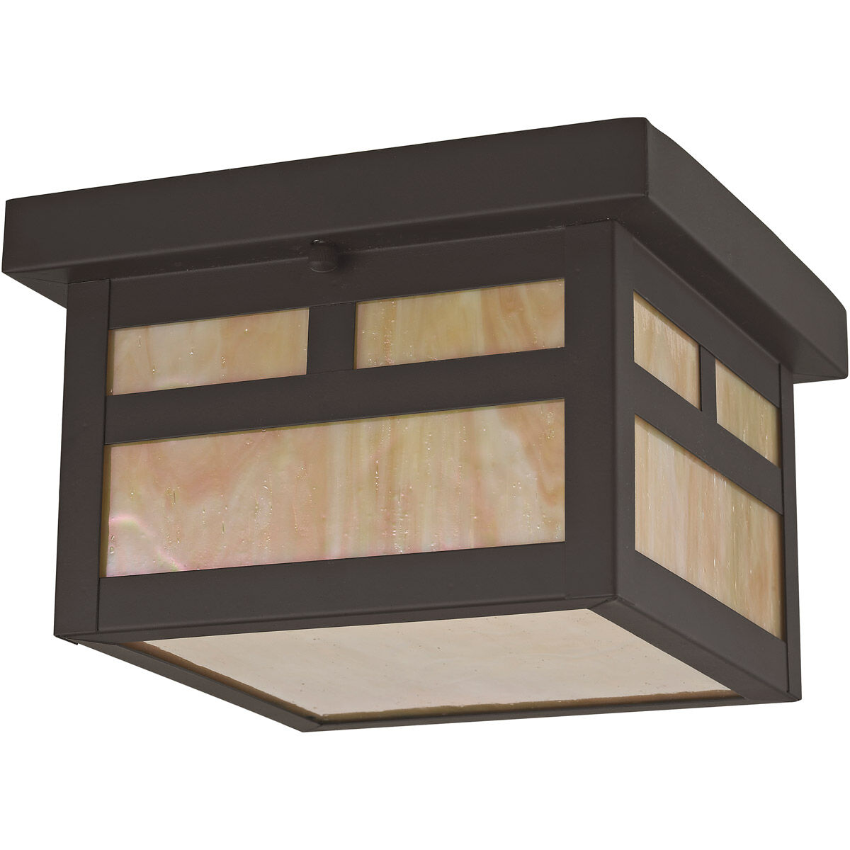 Montclair Mission 1 Light 8 inch Bronze Outdoor Ceiling Mount