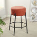 Soloist 29 inch Black and Tangerine Bar Stool