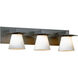Wren 3 Light 24 inch Dark Smoke Sconce Wall Light