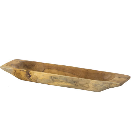 Rectangular Teak Natural Tray