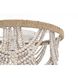 Jolie 4 Light 16 inch Antique White Flush Mount Ceiling Light