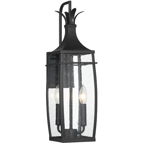 Montpelier 2 Light 22 inch Matte Black Outdoor Wall Lantern