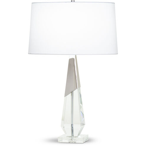 Nathan 27.5 inch 150.00 watt Polished Nickel Table Lamp Portable Light