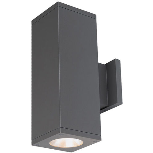 Cube Arch LED 5 inch Graphite Sconce Wall Light in 3000K, 90, Flood, One Side Each
