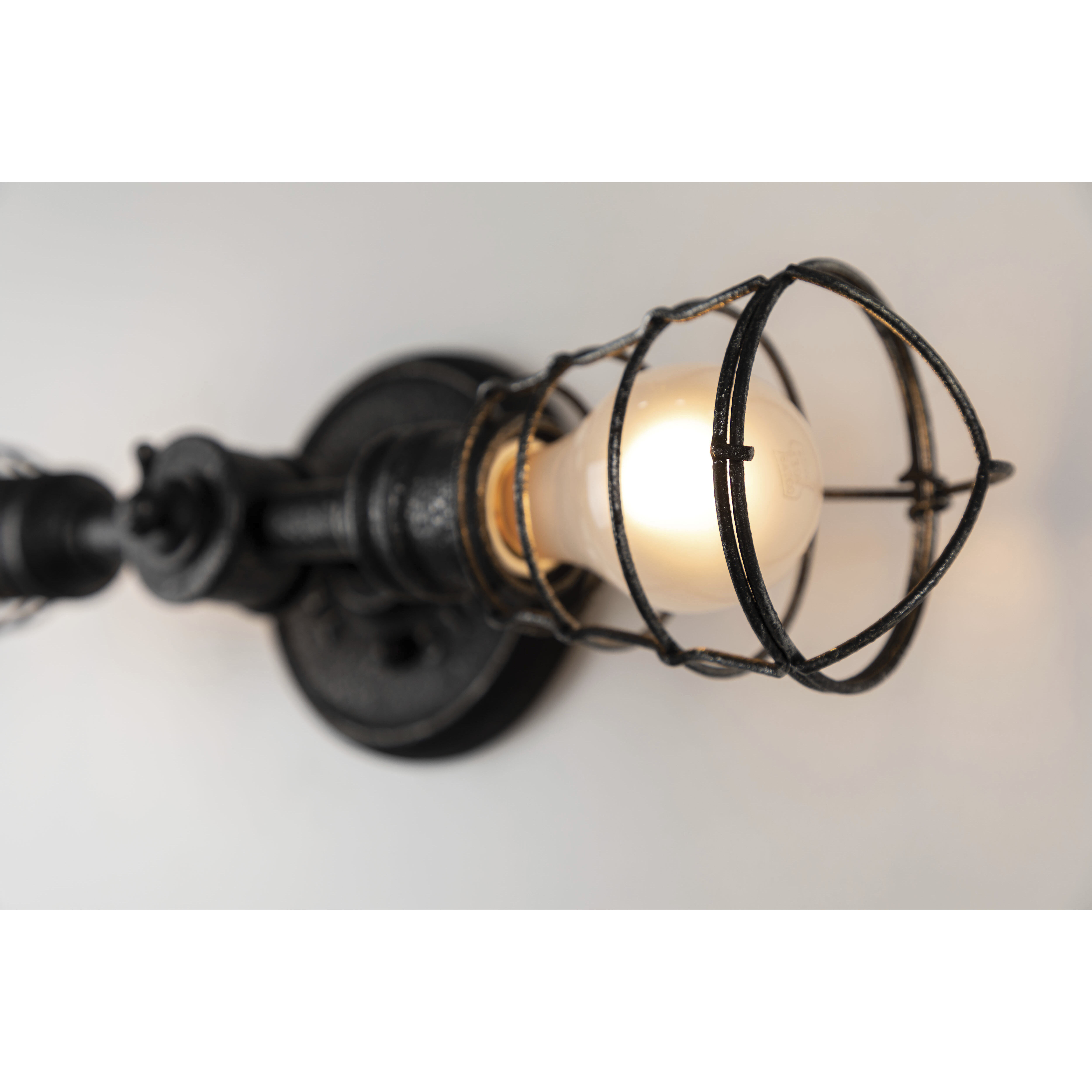 Conduit 2 Light 6 inch Aged Pewter Wall Sconce Wall Light