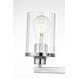 Saanvi 3 Light 18 inch Chrome Bath Sconce Wall Light