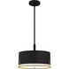 Chalfont 3 Light 15 inch Matte Black Pendant Ceiling Light