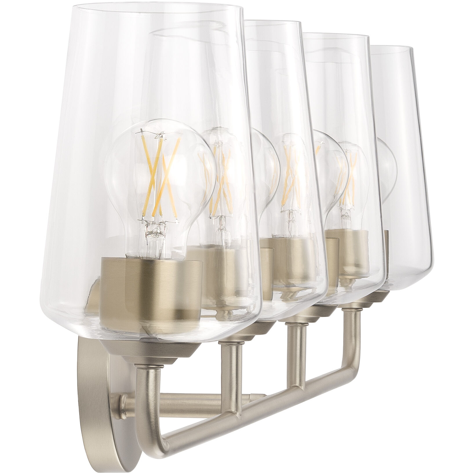 Celino 4 Light 32.5 inch Champagne Bronze Vanity Light Wall Light