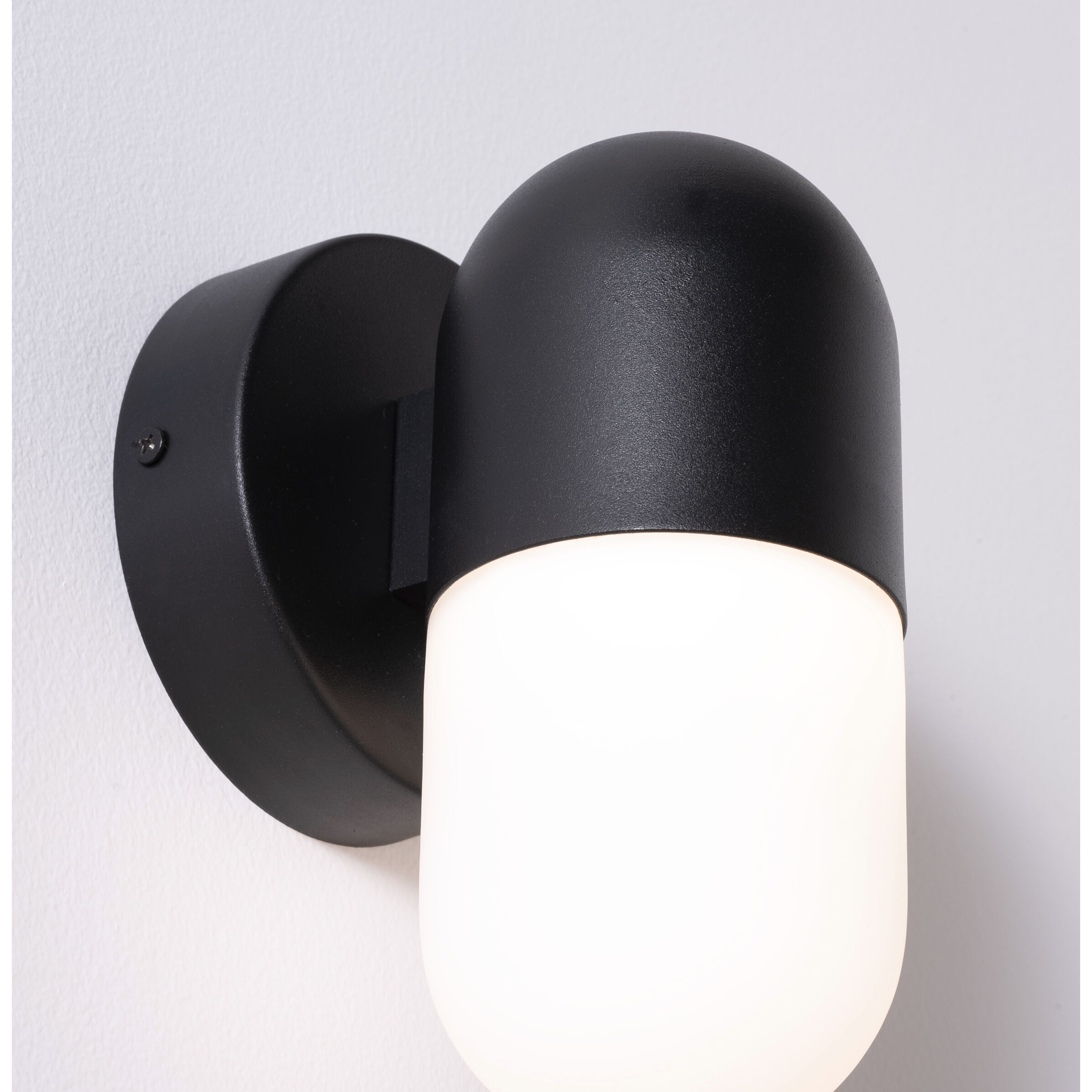 Irvine LED 12 inch Black Outdoor Sconce