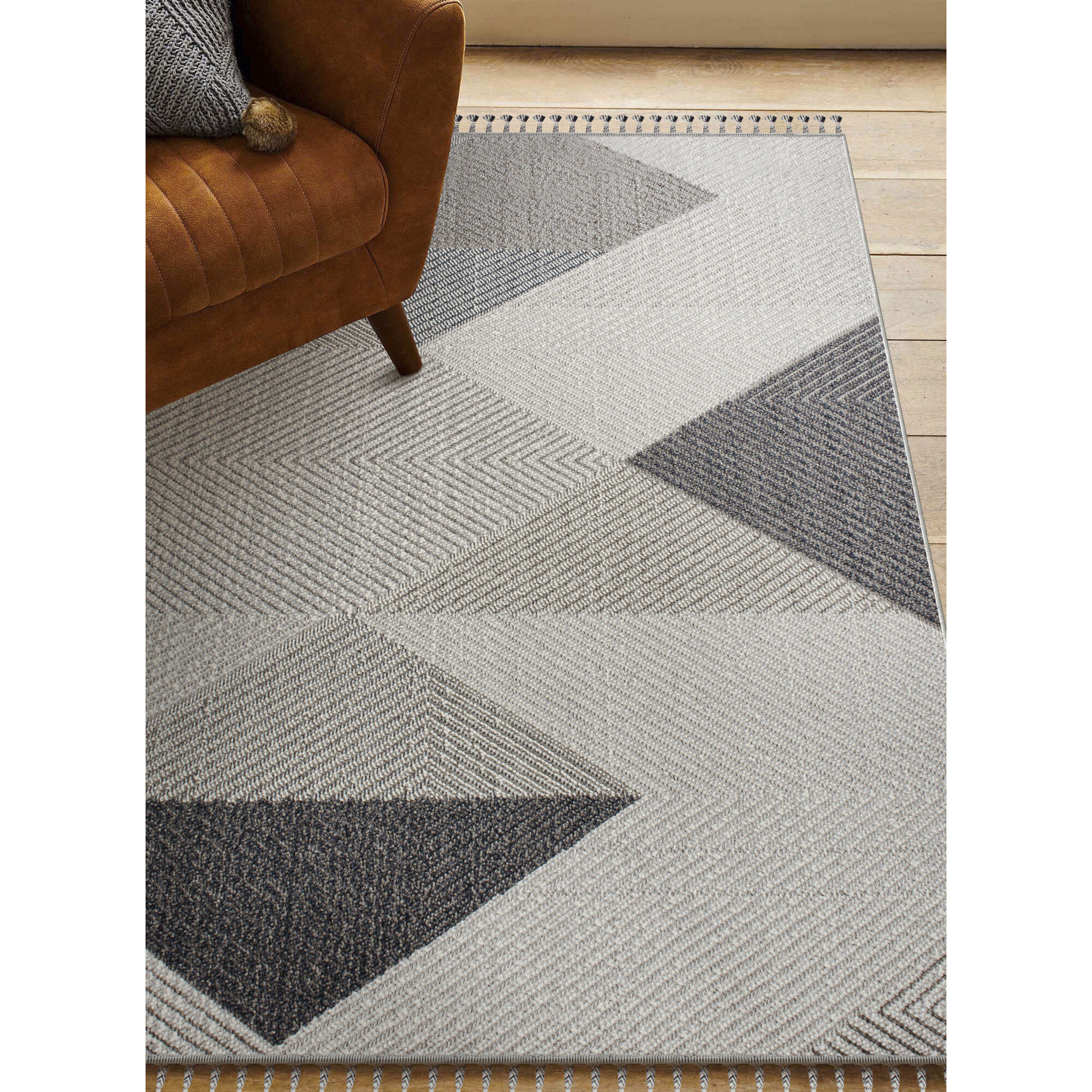 Ambrose 120 X 120 inch Grey Indoor Rug, Small