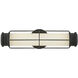 Saylor LED 17 inch Black Bath Light Wall Light, Vertical