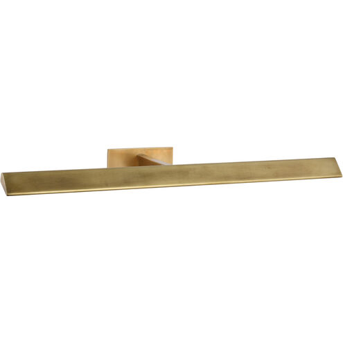 Ian K. Fowler Petrel 18 watt 24 inch Hand-Rubbed Antique Brass Picture Light Wall Light