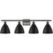 Ballston Dome LED 37.5 inch Matte Black Bath Vanity Light Wall Light