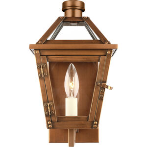 C&M by Chapman & Myers Hyannis 1 Light 12.5 inch Natural Copper Outdoor Wall Lantern