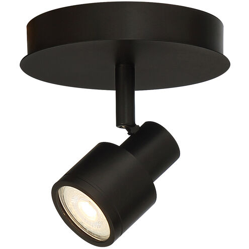 Lincoln LED 6 inch Matte Black Flush Mount Ceiling Light