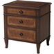 Brooksby 30 X 27 inch Cerejeira and Mahogany Nightstand