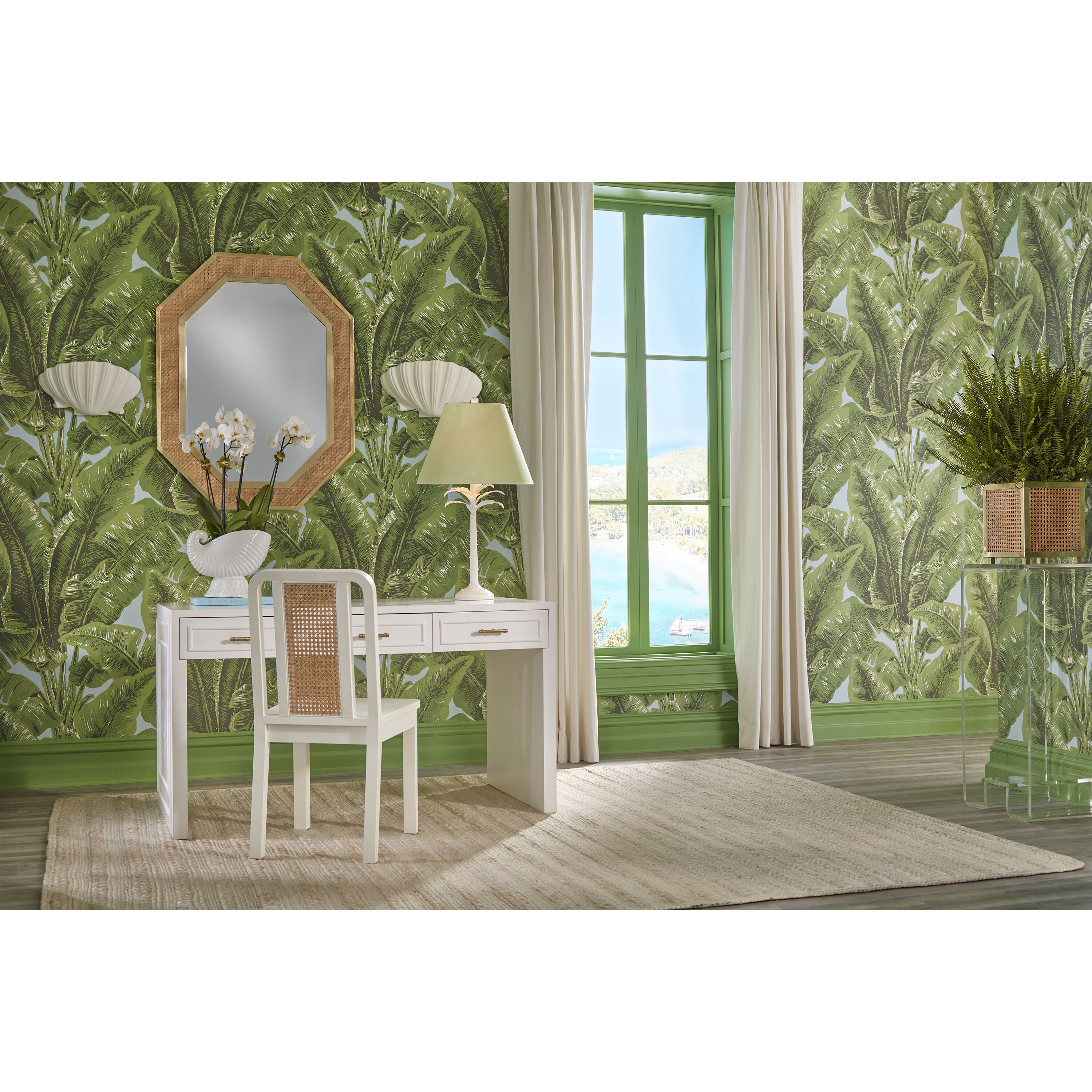 Meg Braff 44 X 34 inch Antique/Natural/Beveled Wall Mirror