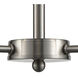 Astoria 3 Light 23 inch Brushed Nickel Chandelier Ceiling Light