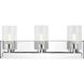 Goodwin 3 Light 21 inch Polished Chrome Vanity Light Wall Light