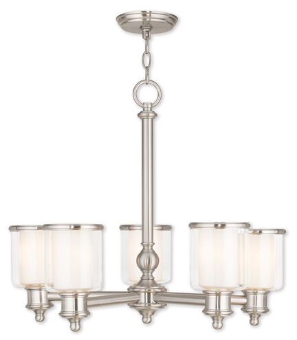 Middlebush 5 Light 25 inch Brushed Nickel Chandelier Ceiling Light