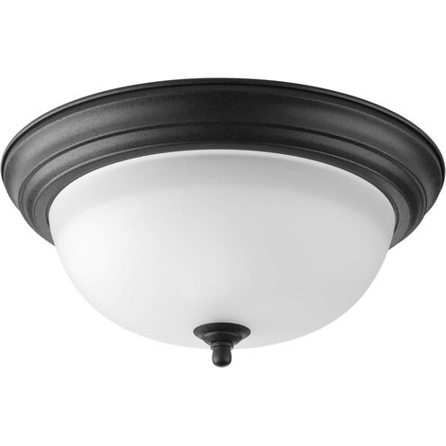 Adelmo 2 Light 13 inch Forged Black Flush Mount Ceiling Light 