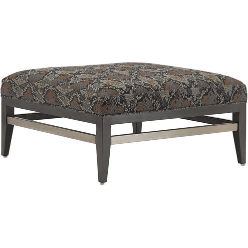 Hugo 16 inch Battered Gate/Nickel Ottoman