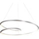 Ampersand Pendant Ceiling Light in Brushed Nickel