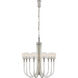 Kelly Wearstler Reverie 10 Light 30 inch Clear Ribbed Glass and Polished Nickel Single Tier Chandelier Ceiling Light in Clear Glass and Polished Nickel, Medium